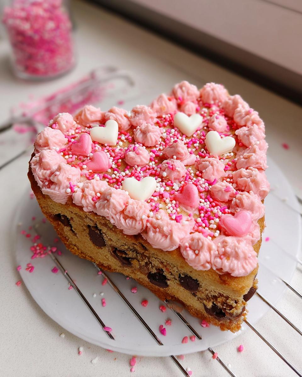 Valentine Cookie Cake - detail 1