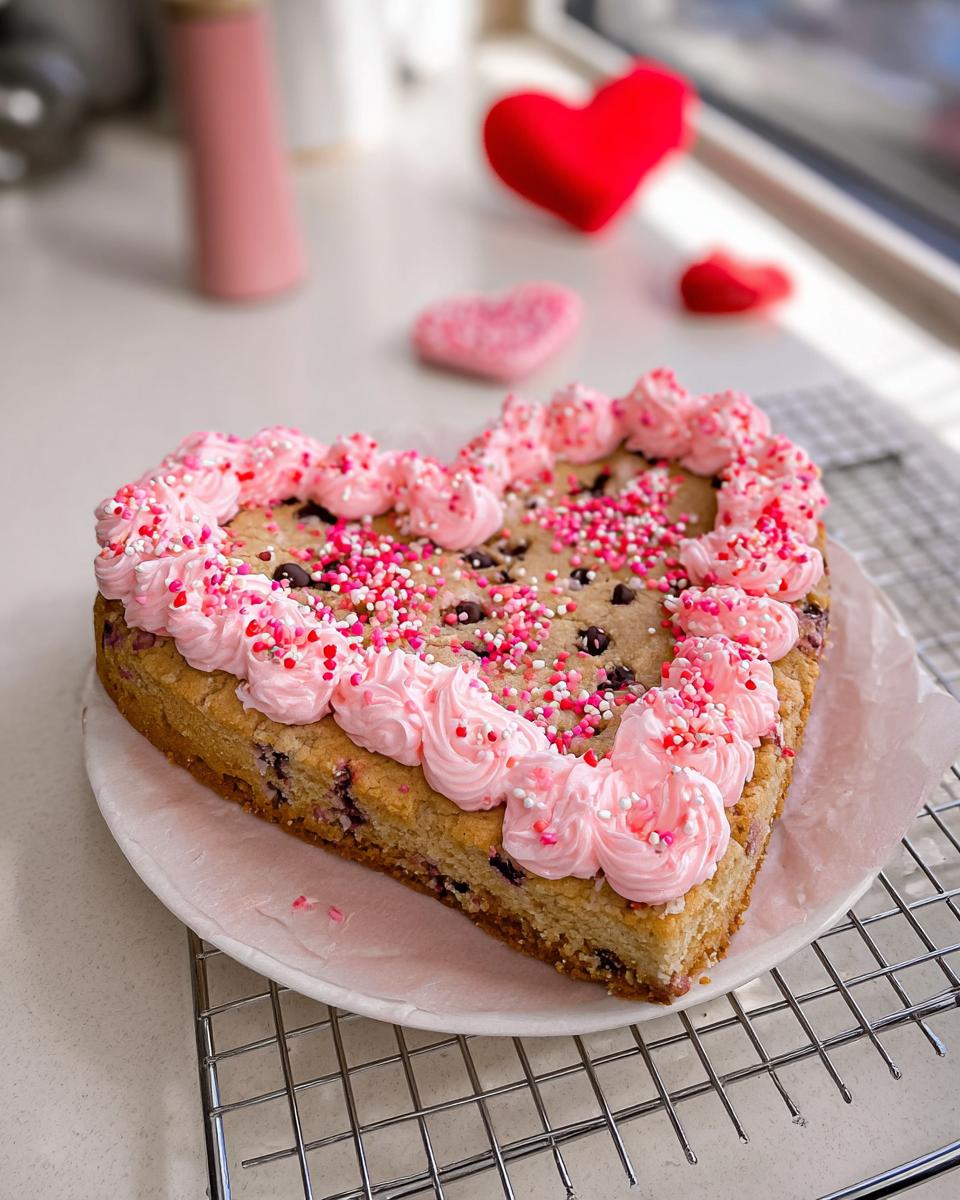 Valentine Cookie Cake - detail 2