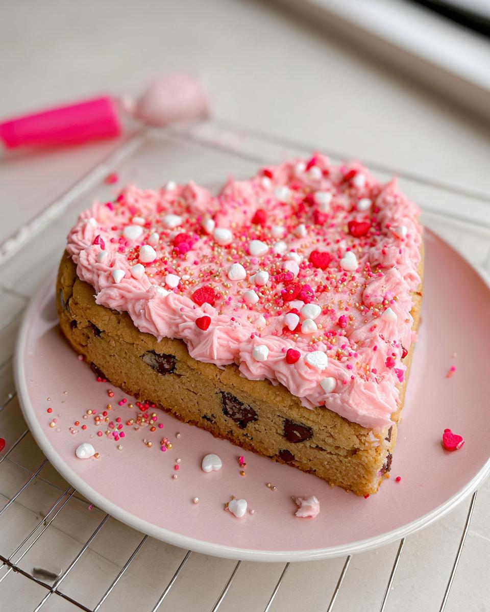 Valentine Cookie Cake - detail 3