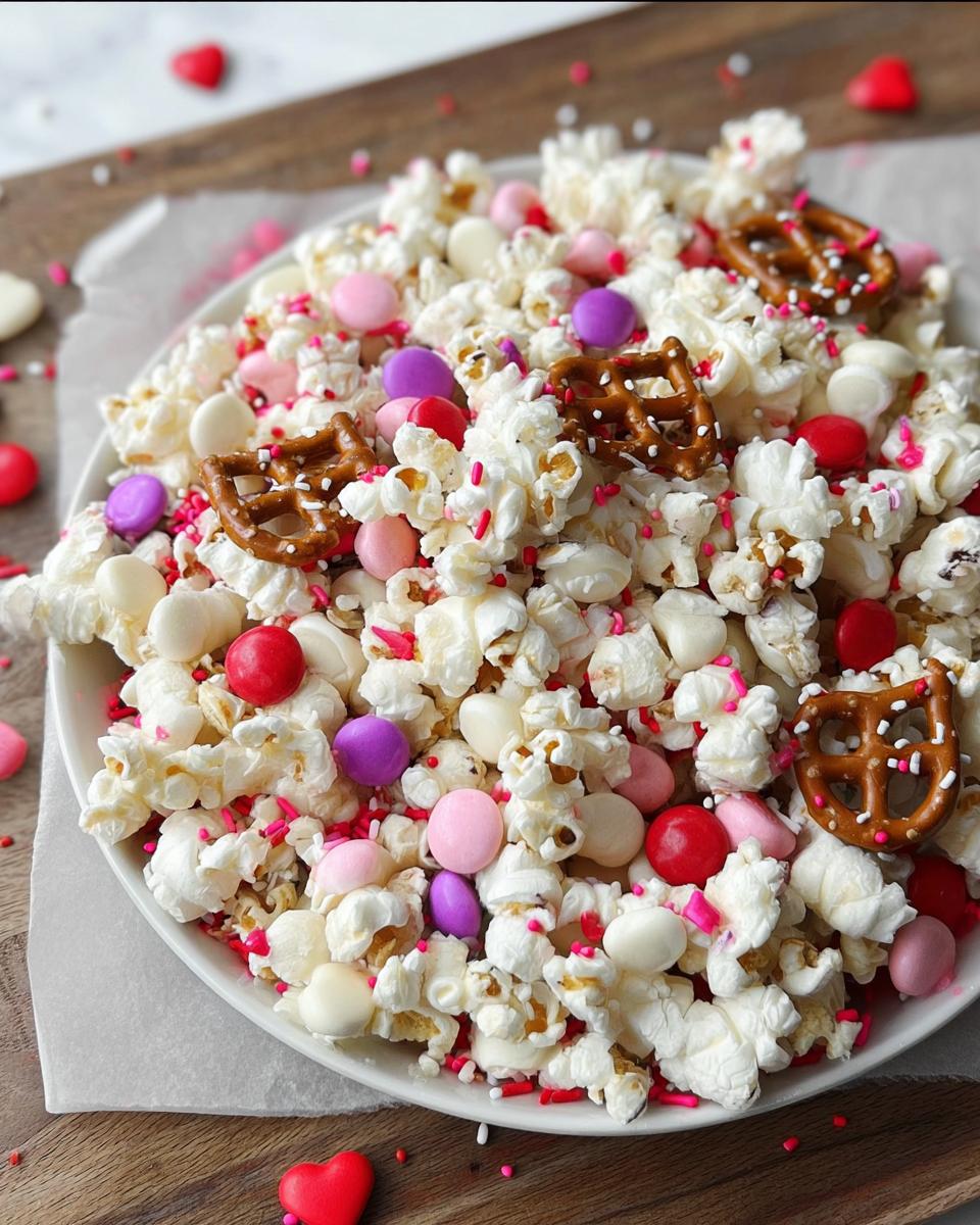 Valentine Popcorn Snack Mix - detail 1
