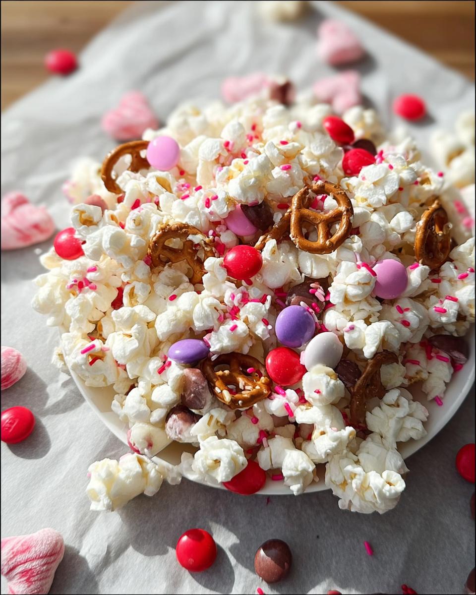 Valentine Popcorn Snack Mix - detail 2