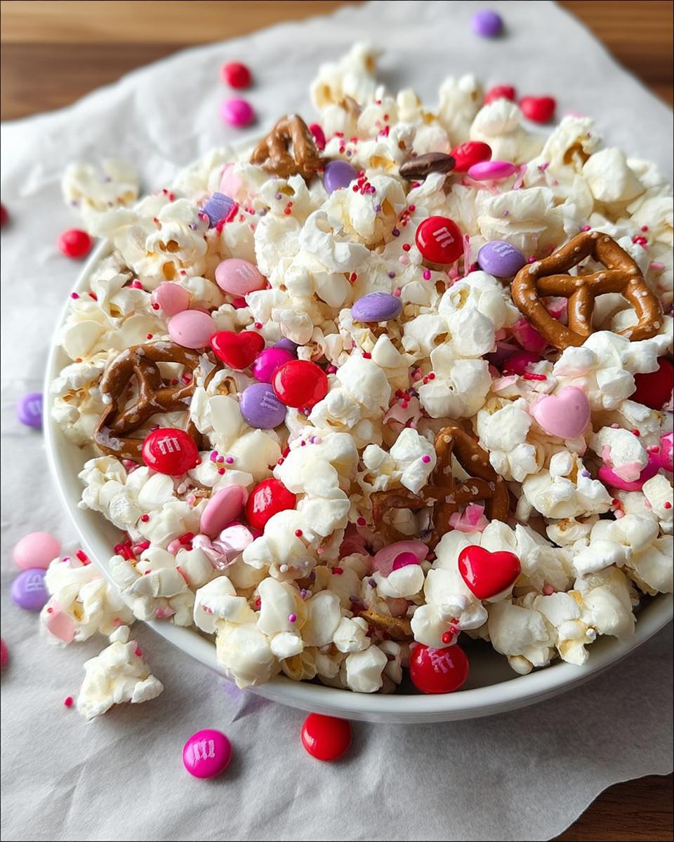 Valentine Popcorn Snack Mix - detail 3