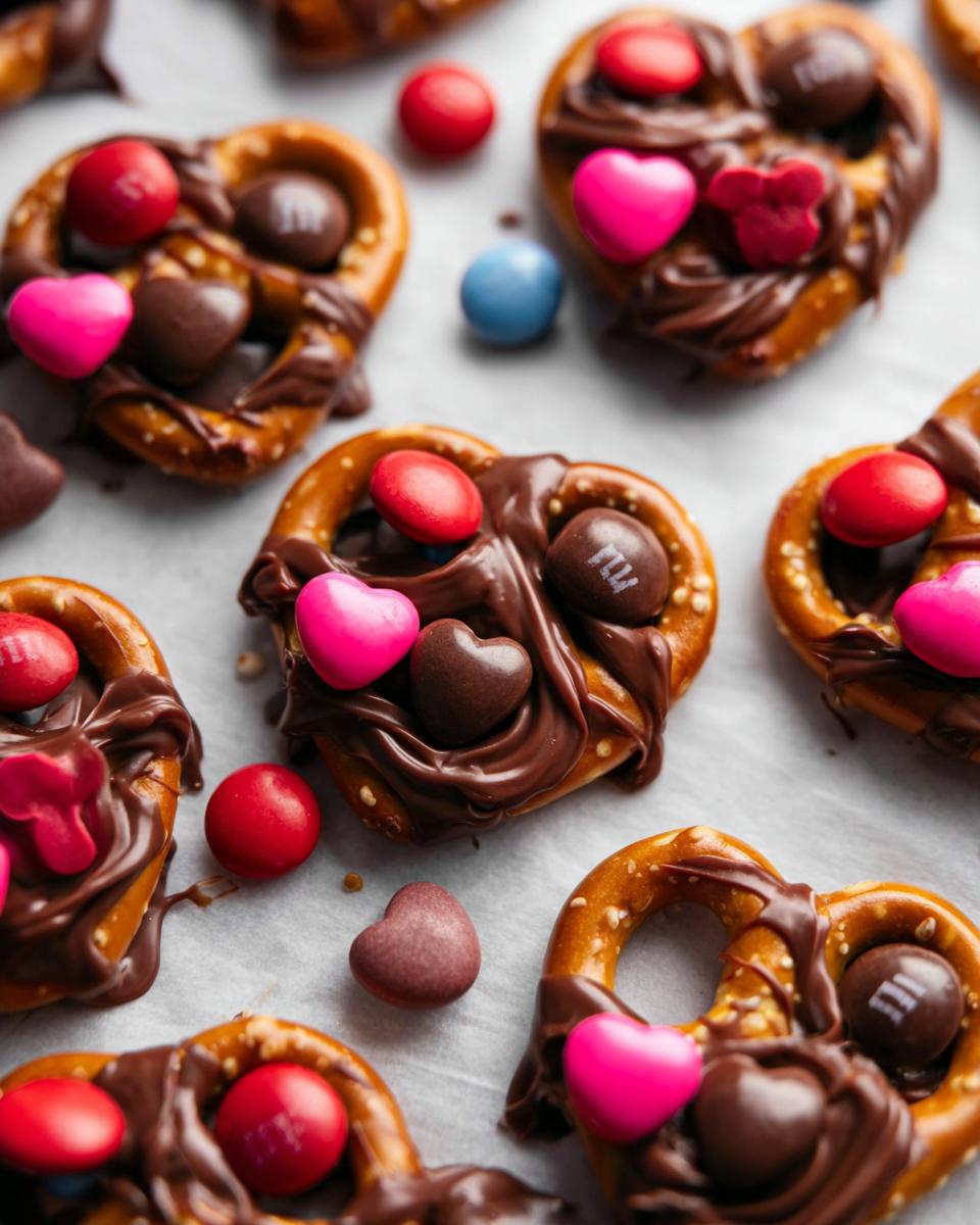 Valentine Pretzels - detail 2