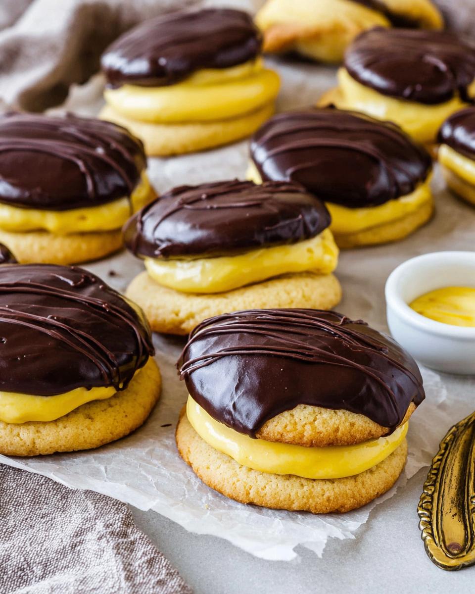 Boston Cream Pie Cookies - detail 1