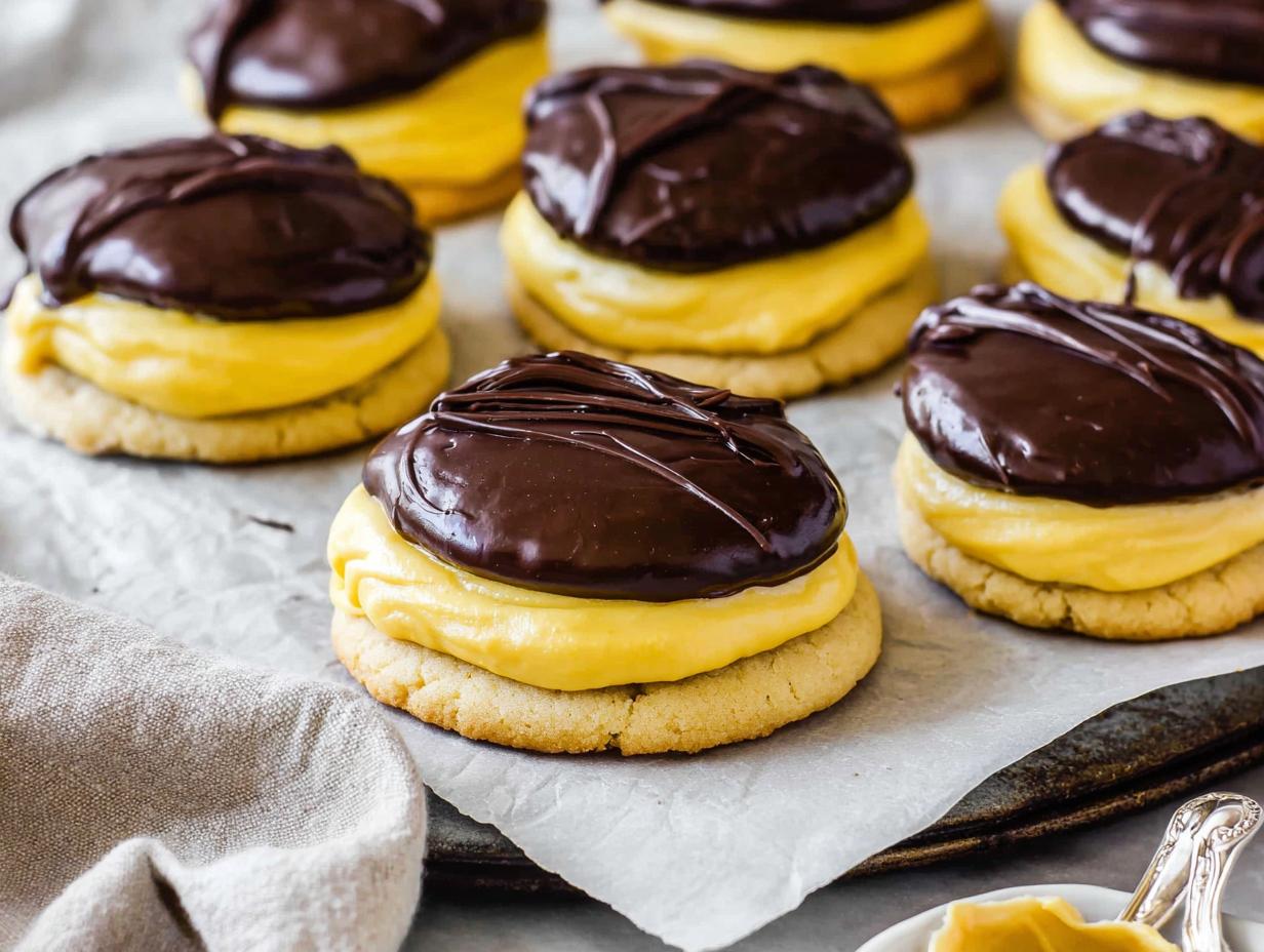 Devastating Boston Cream Pie Cookies in Just 1 Hour