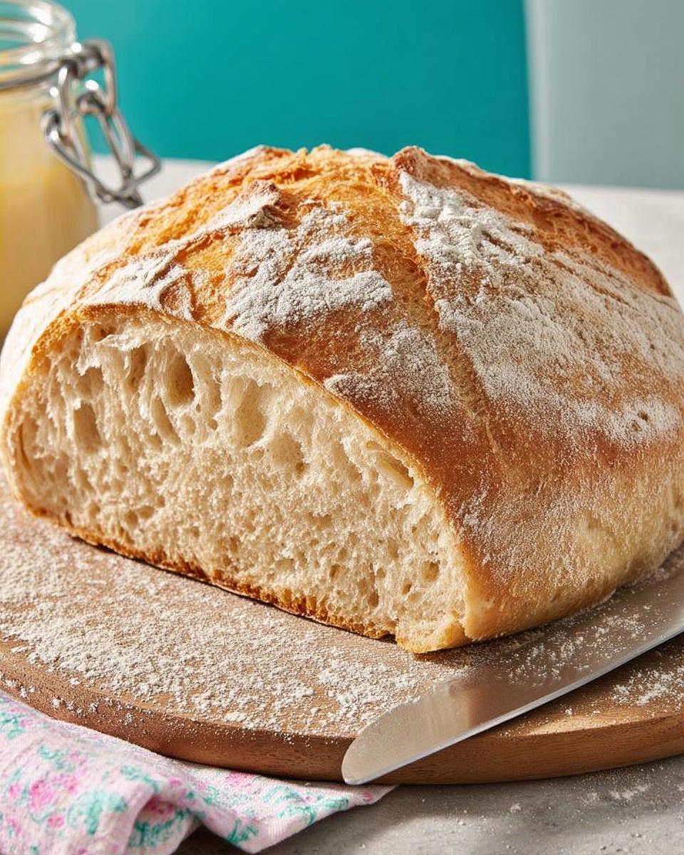 Classic Sourdough Boule (No-Knead) - detail 2