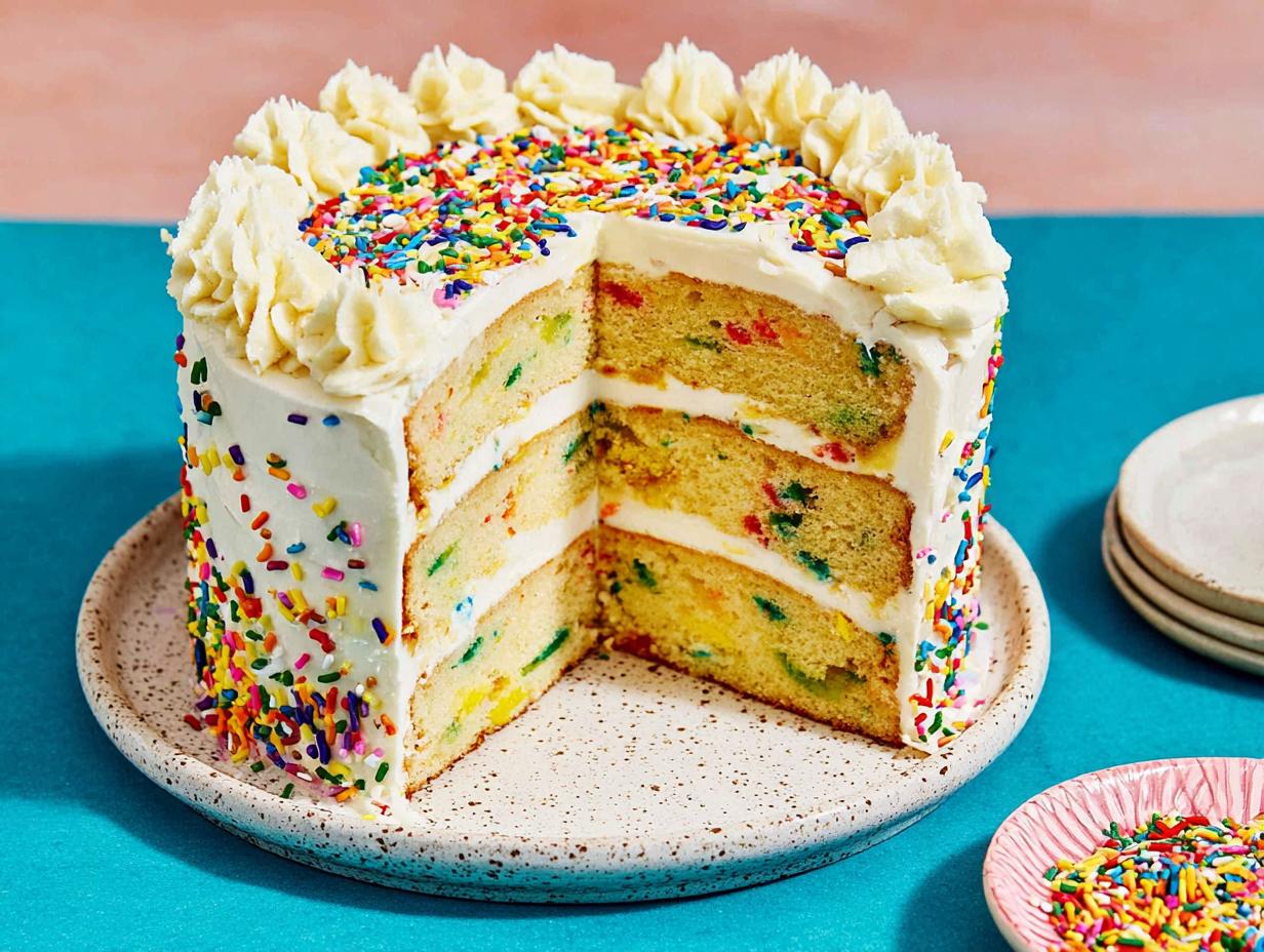 Bake a Flawless Confetti (Funfetti) Cake in Just 30 Minutes