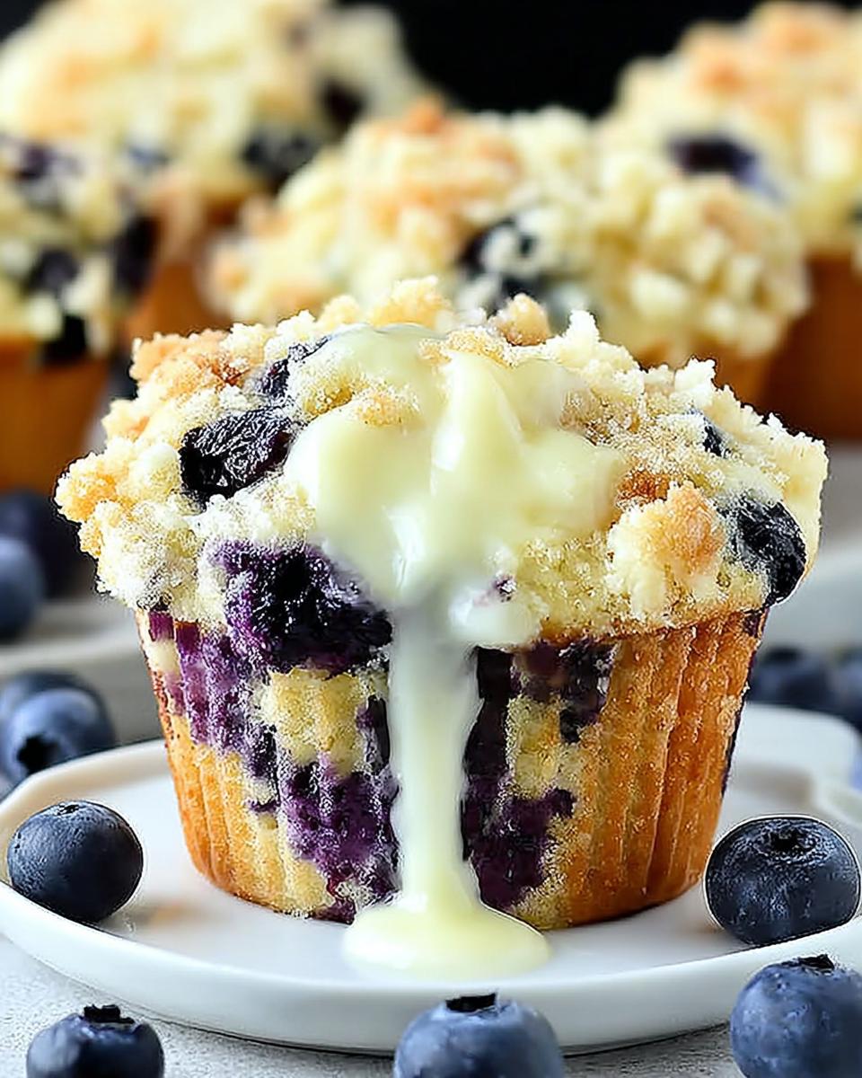 Delicious Blueberry Cream Cheese Muffins Recipe - detail 2