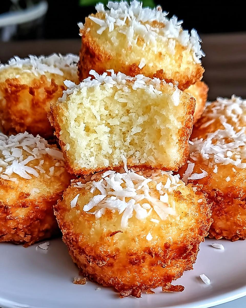Deliciously Light Portuguese Coconut Cakes - detail 1