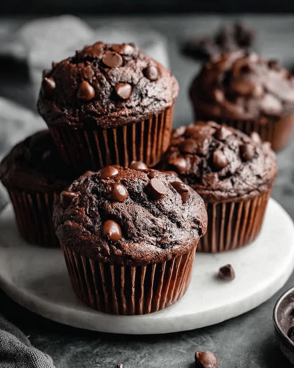 Double Chocolate Espresso Muffins - detail 1