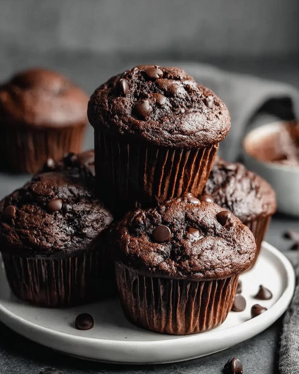 Bake Unforgettable Double Chocolate Espresso Muffins in 40