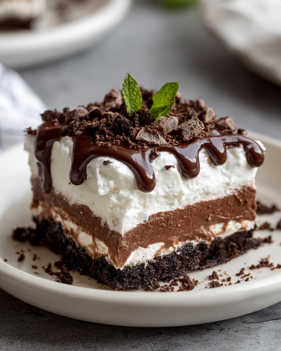 Easy No-Bake Chocolate Lasagna Recipe - detail 1