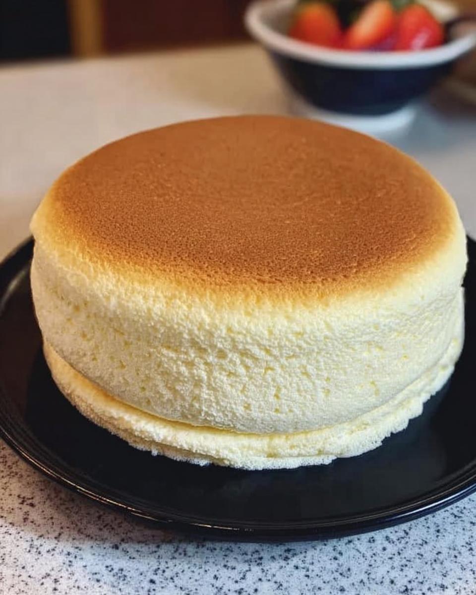 Fluffy Japanese Cheesecake - detail 2