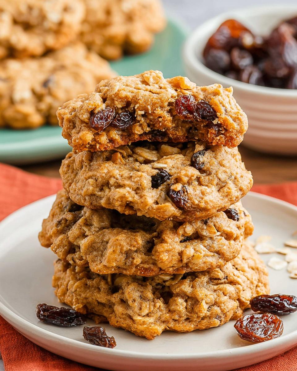 Gluten Free Oatmeal Raisin Cookies - detail 1