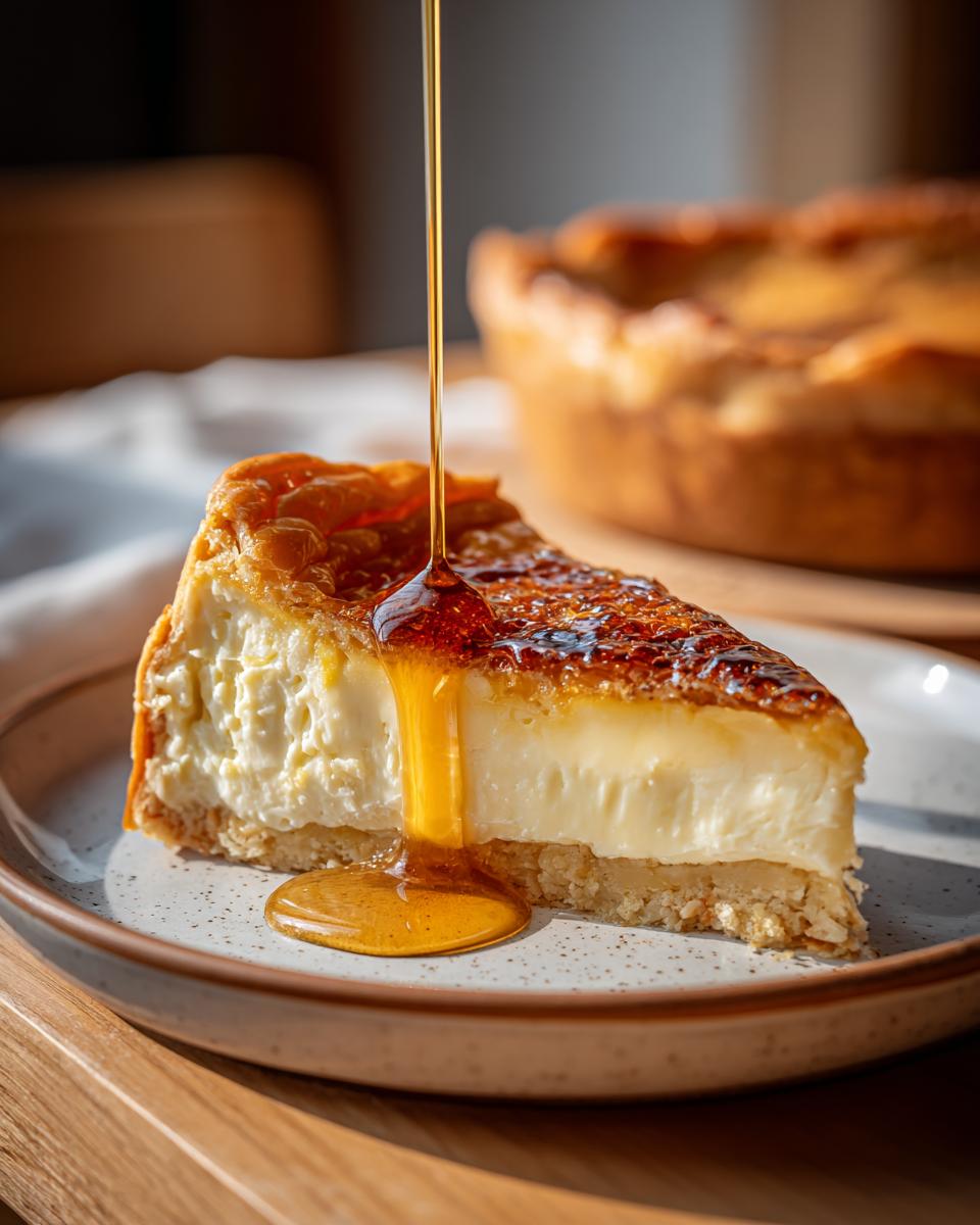 Golden Greek Honey Pie (Melopita) – A Light and Heavenly Mediterranean Dessert - detail 1