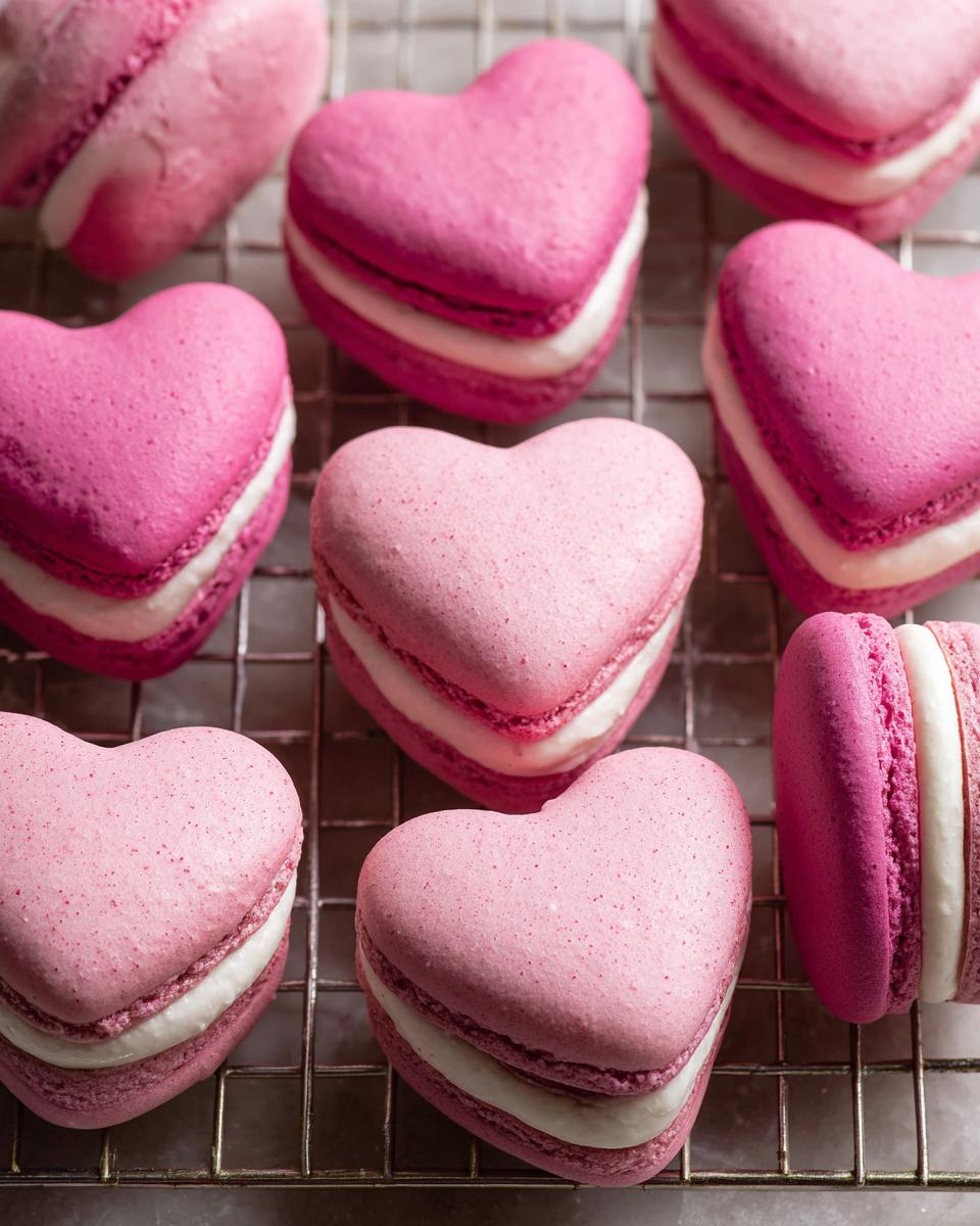Heart-Shaped Macarons - detail 2