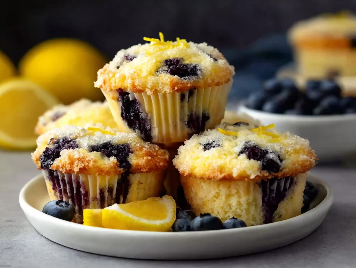 Lemon Blueberry Muffins: 1 Magical Bite