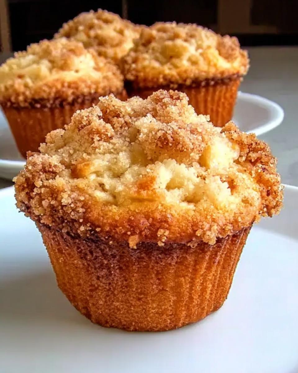 Moist Apple Muffins With Crumb Topping Recipe - detail 1