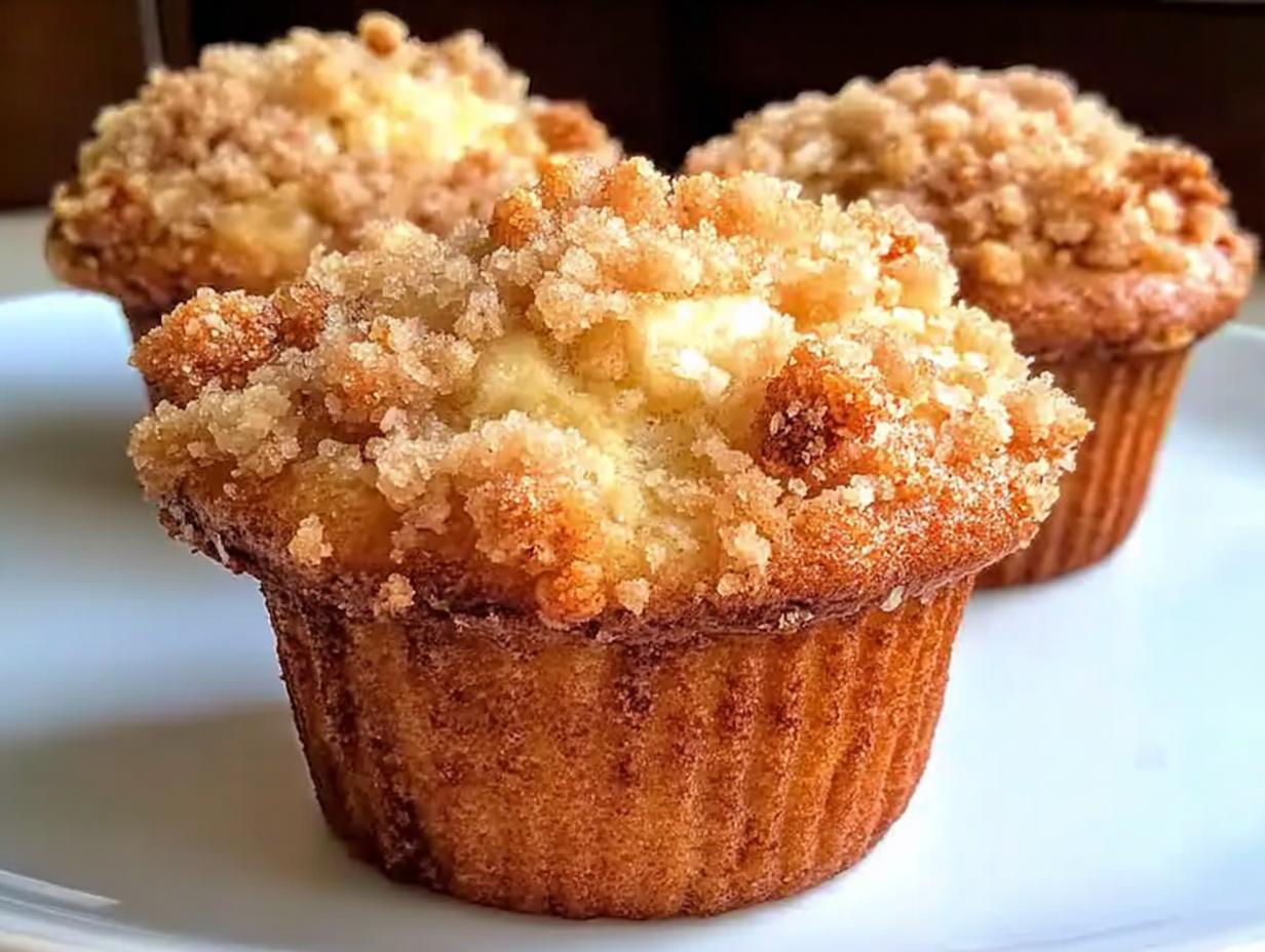 Fail-Proof Moist Apple Muffins With Crumb Topping Recipe