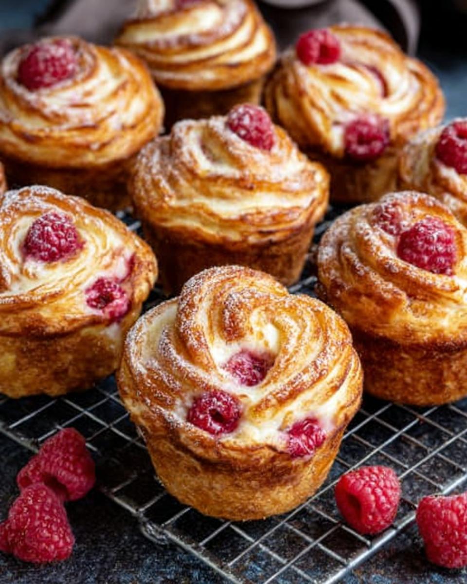 Raspberry Cream Cheese Cruffins Recipe - detail 2