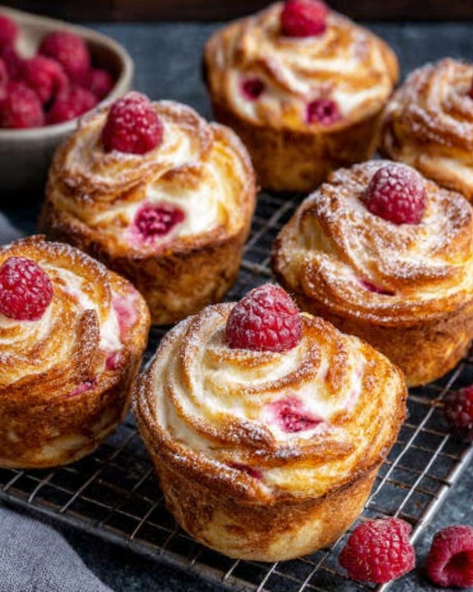 Raspberry Cream Cheese Cruffins Recipe - detail 3