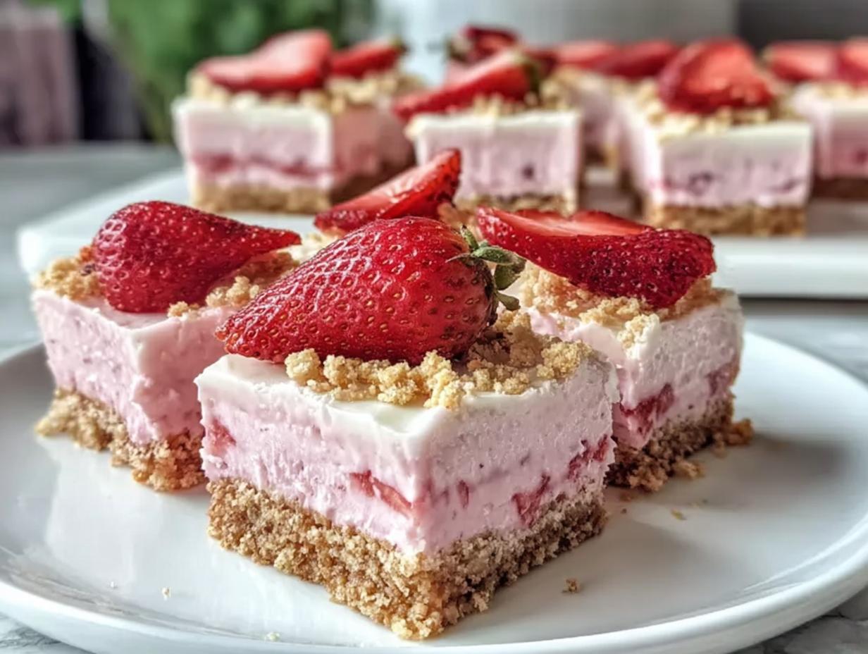 Strawberry Crunch: 2-Egg Bar Recipe, Sinfully Good
