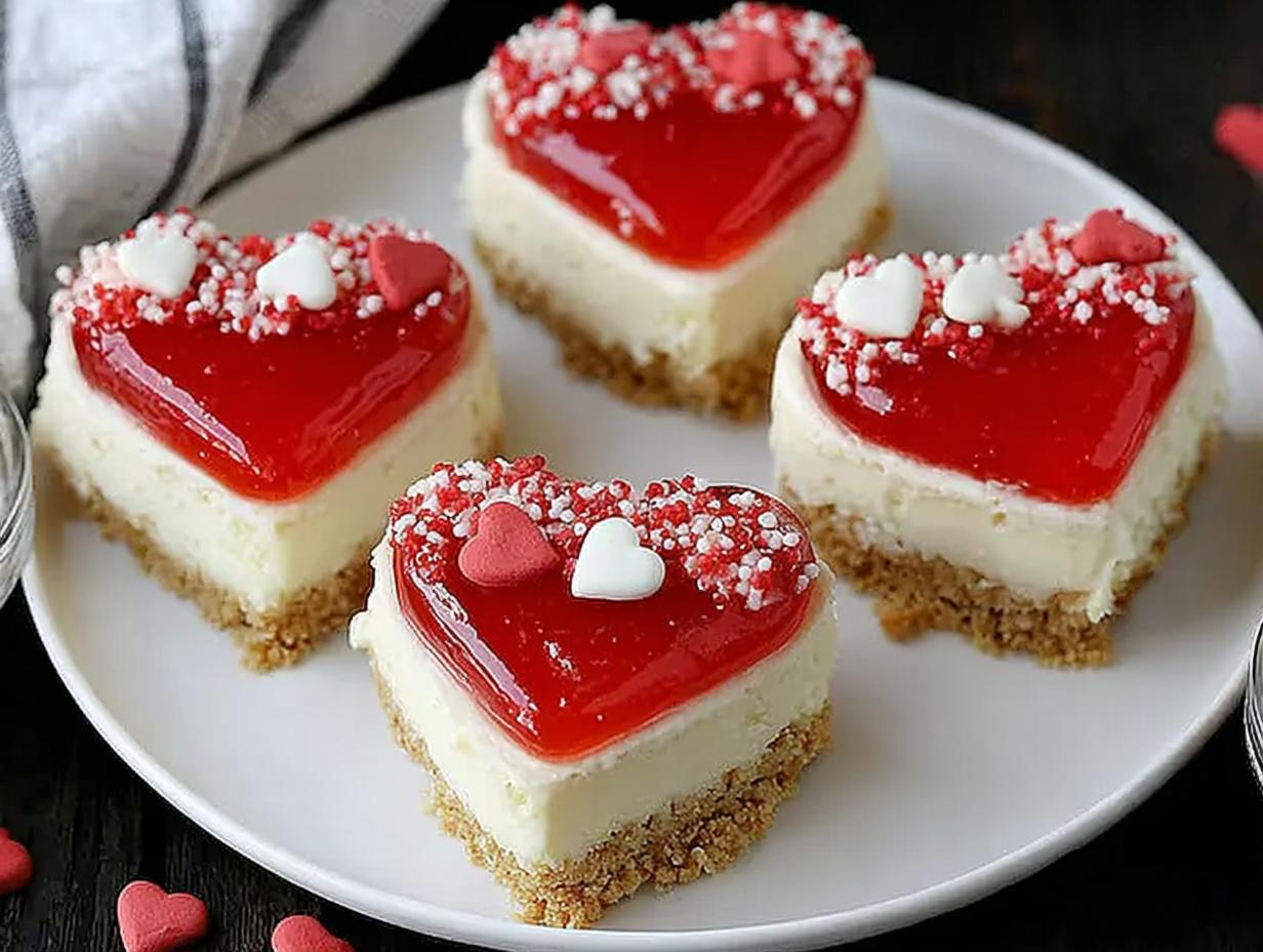 Valentine’s Day Cheesecake Hearts: 1-Hour Decadence