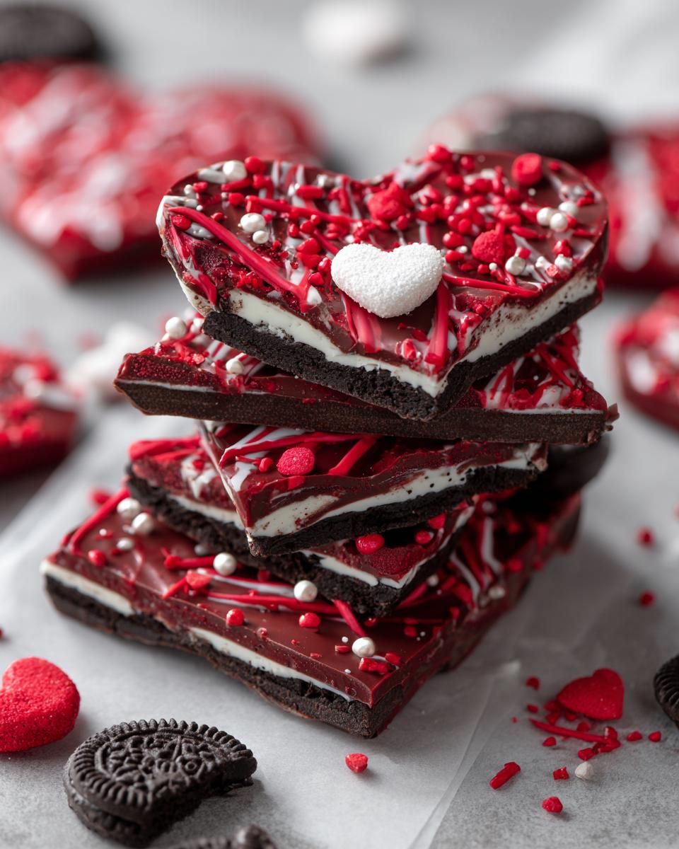 Valentine’s Oreo Bark – A Quick, No-Bake Sweet Treat - detail 1