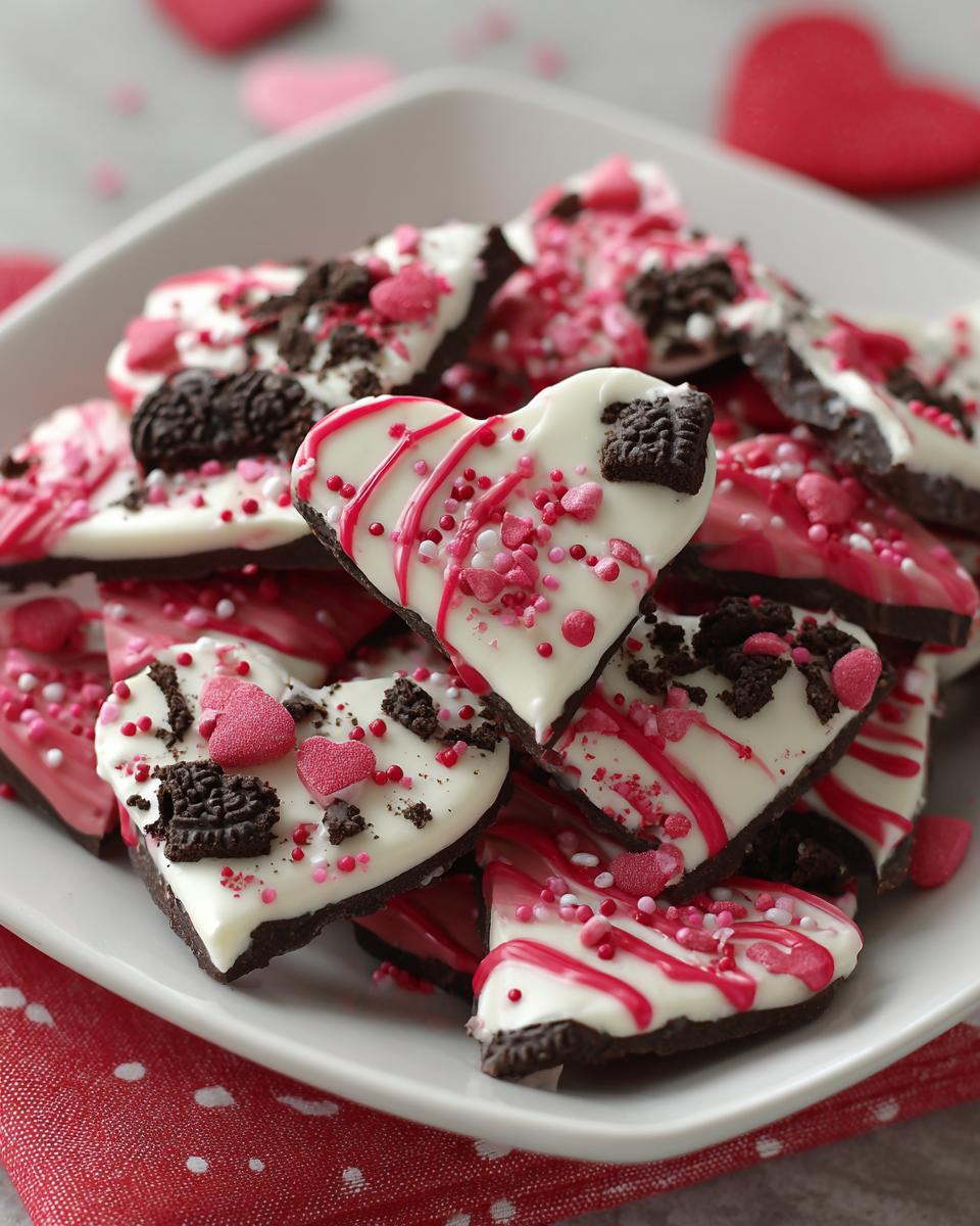 Valentine’s Oreo Bark – A Quick, No-Bake Sweet Treat - detail 3