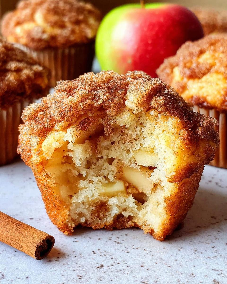 Warm Apple Cinnamon Muffins For Breakfast - detail 2