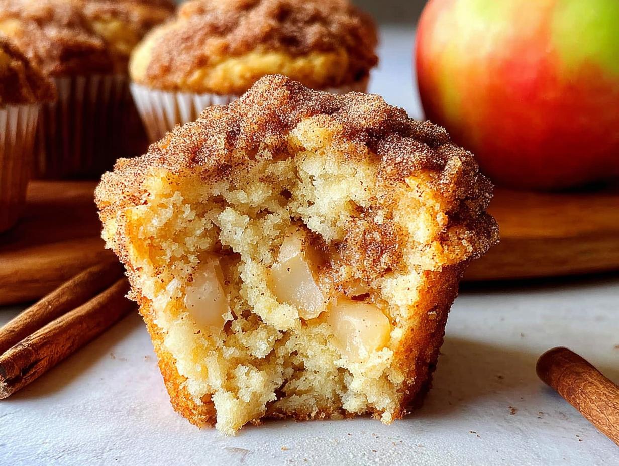 Warm Apple Cinnamon Muffins For Breakfast: Sinful 30-Min Joy