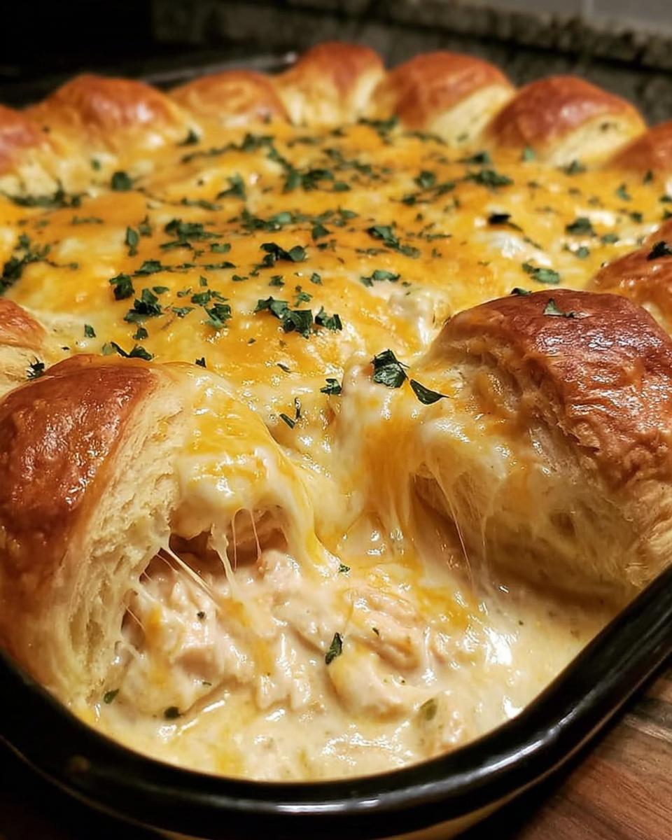 Cheesy Chicken Crescent Bake - detail 2