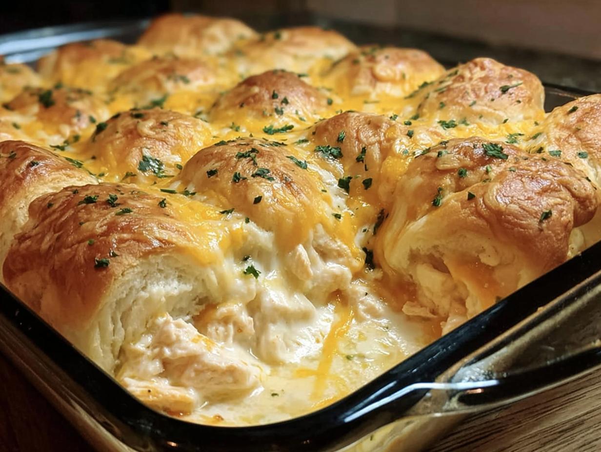 Cheesy Chicken Crescent Bake: 1 Dish, Irresistibly Good