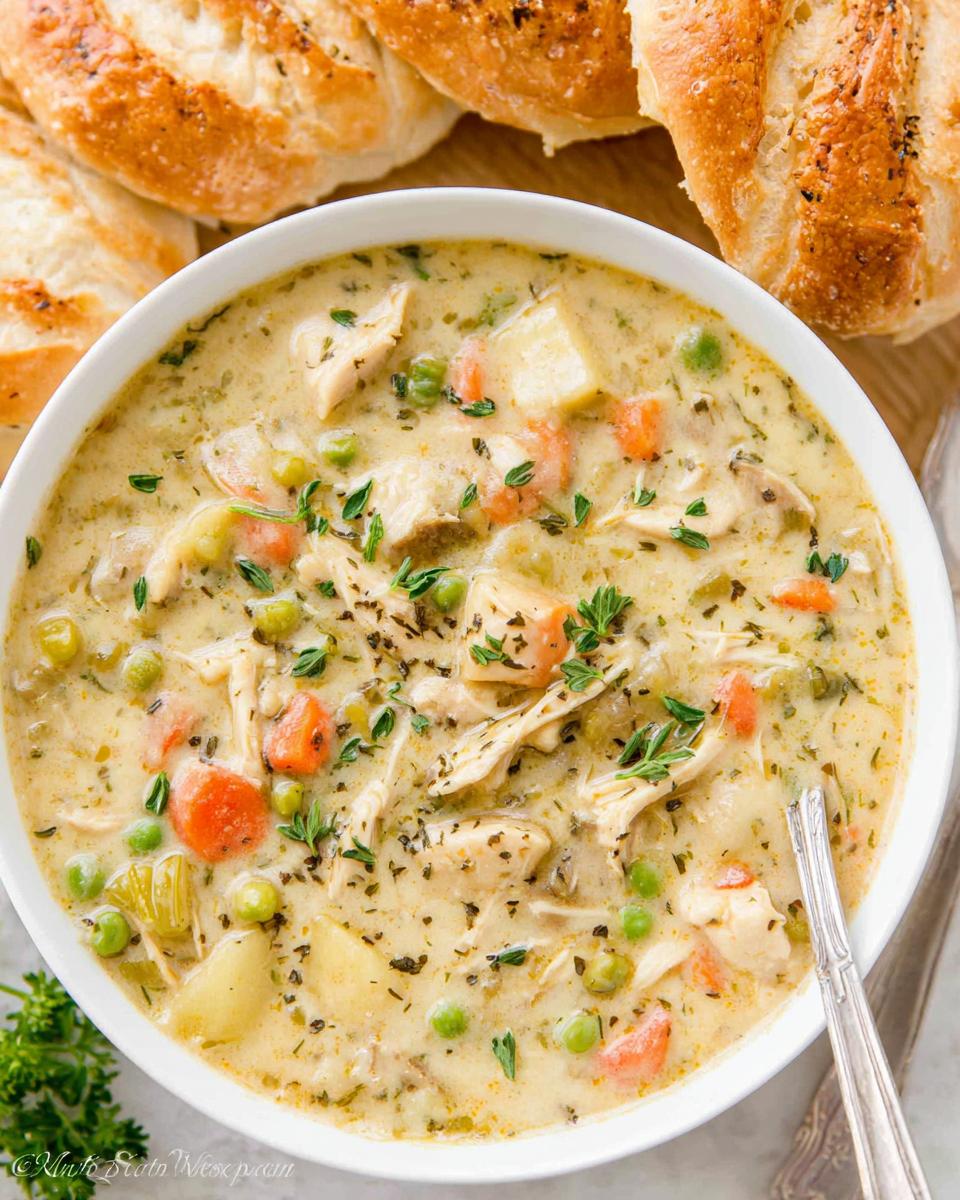 Chicken Pot Pie Soup - detail 2