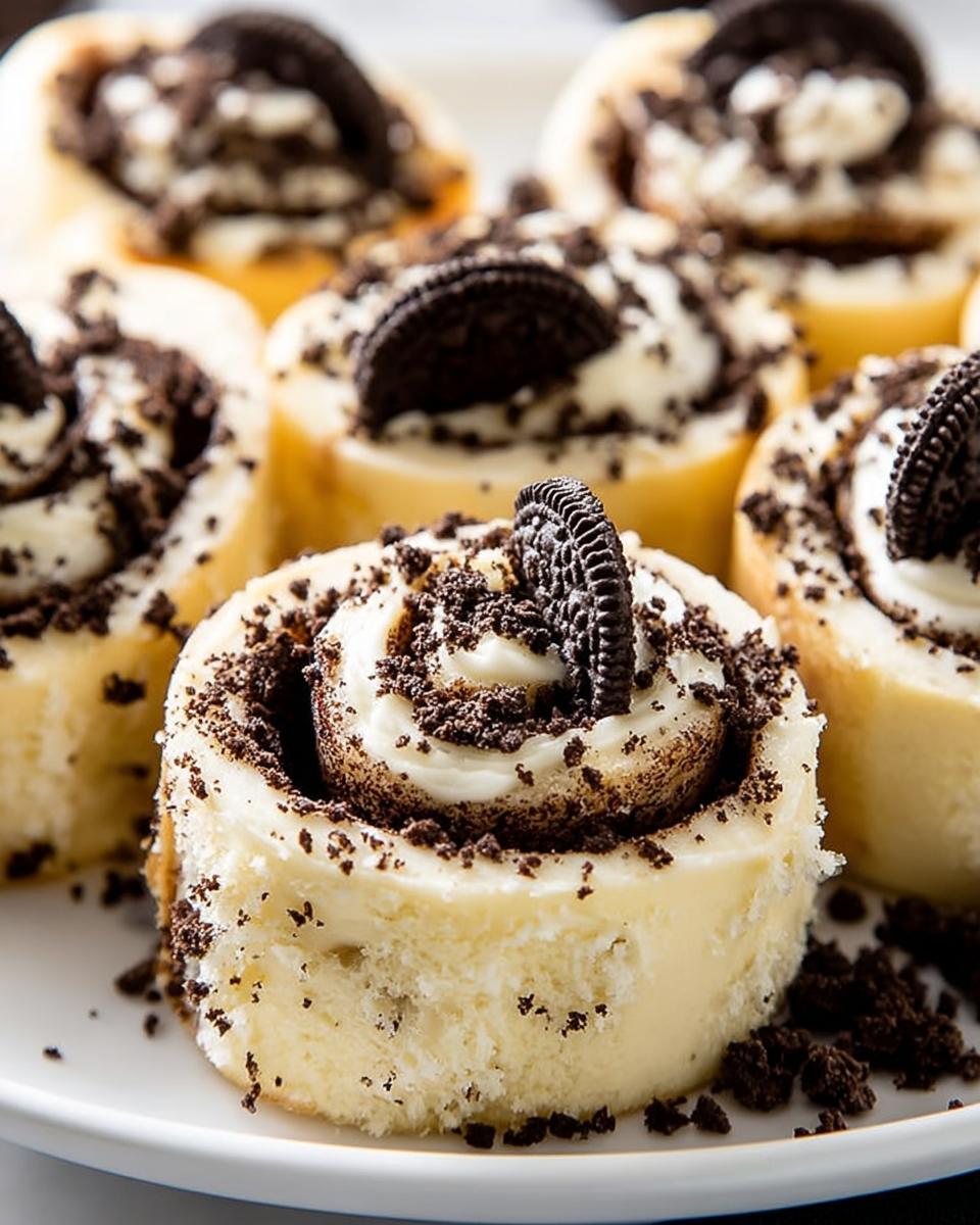 Cookies and Cream Swirl Rolls - detail 2