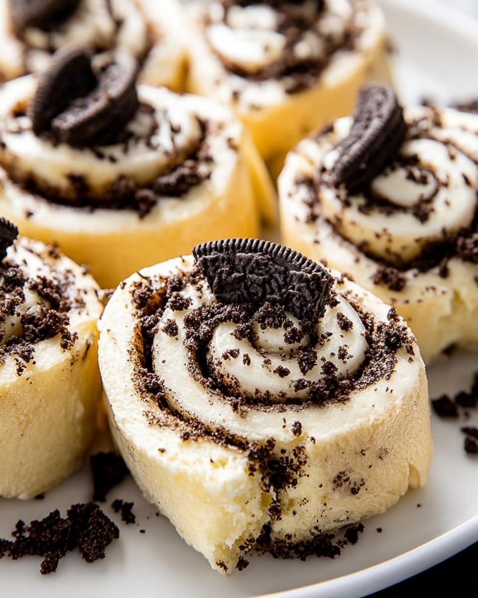 Cookies and Cream Swirl Rolls - detail 3