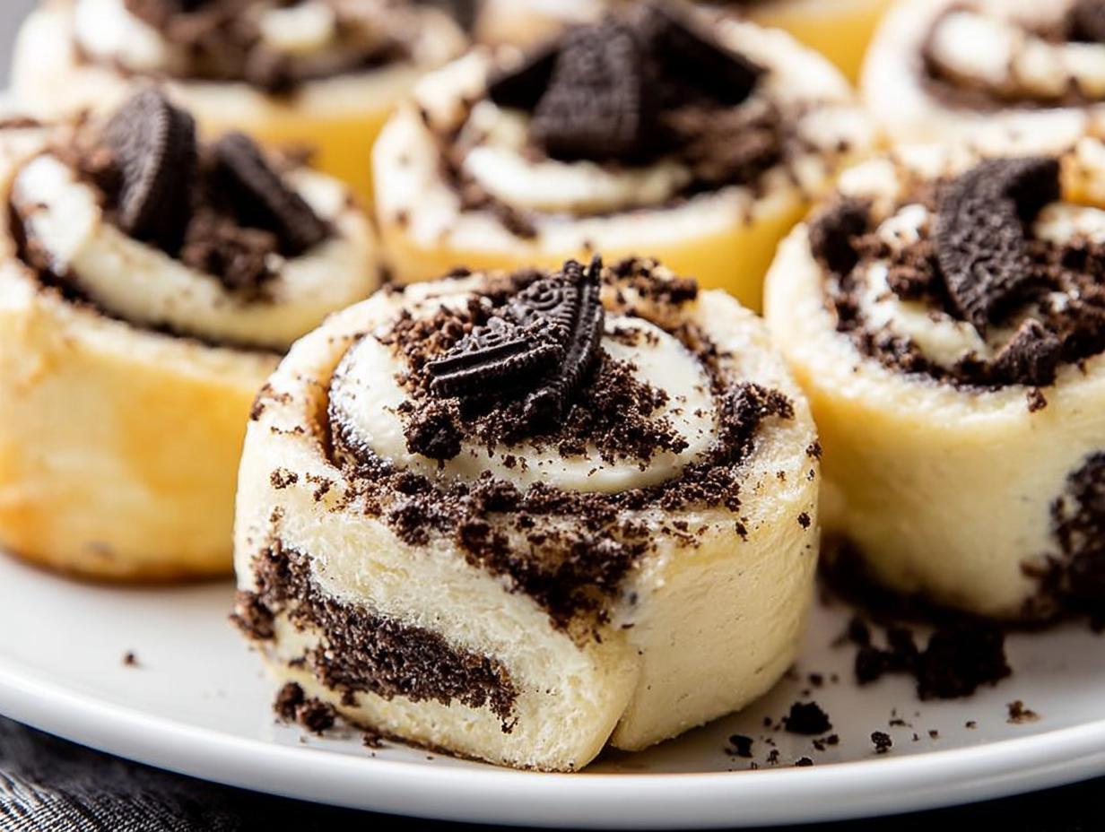 Heavenly Cookies and Cream Swirl Rolls in 3 Steps