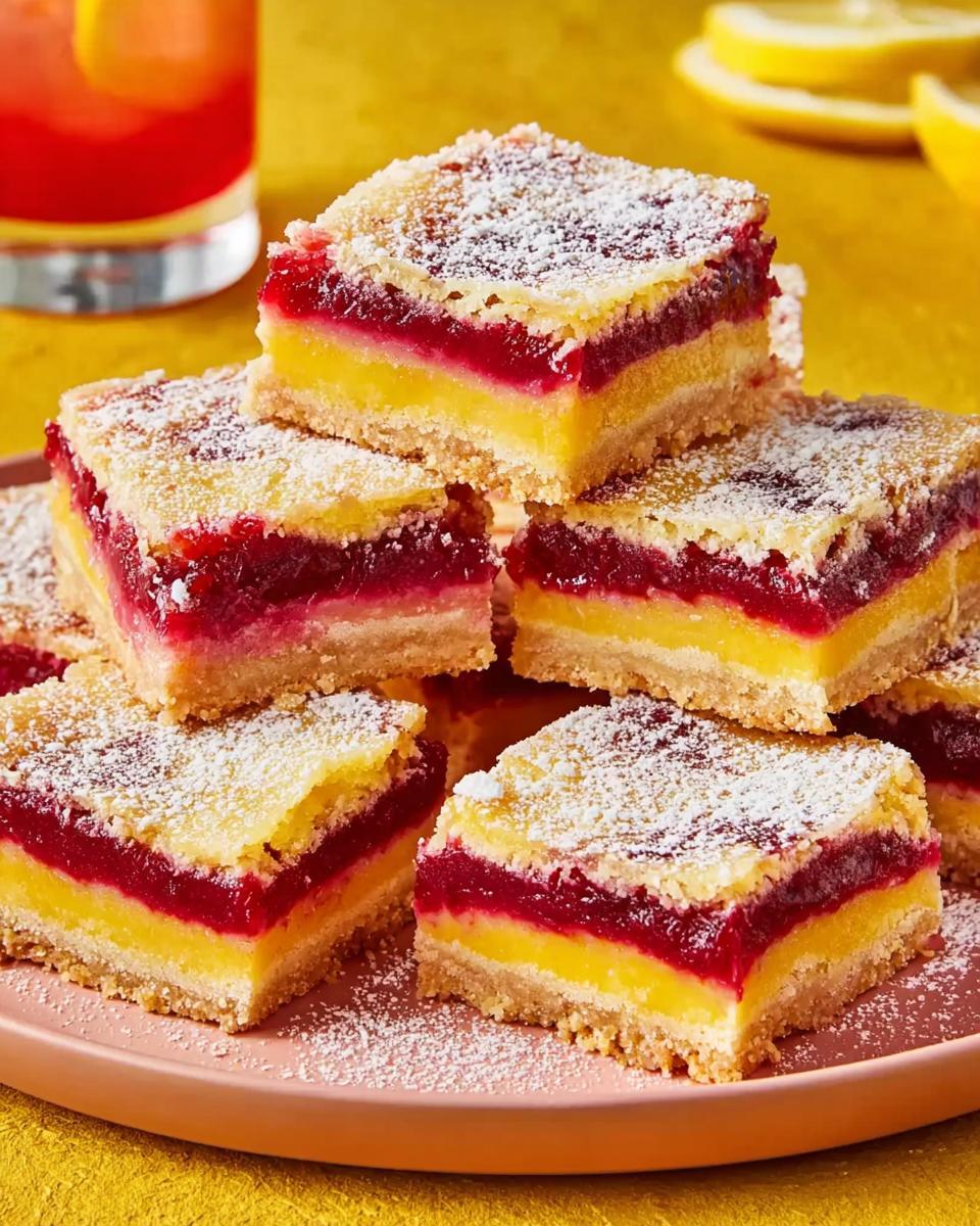 Cranberry Lemon Bars - detail 2
