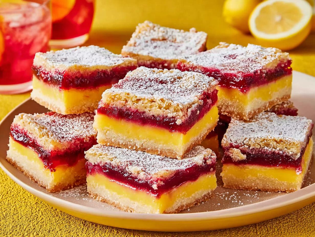 Heavenly Cranberry Lemon Bars in Under 1 Hour