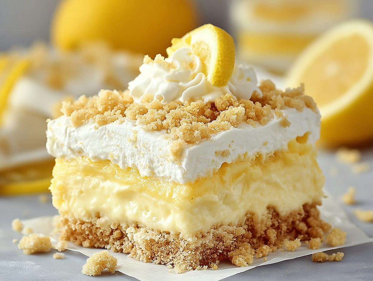 Creamy Lemon Cheesecake Bar Recipe: The Divine 30-Minute Treat