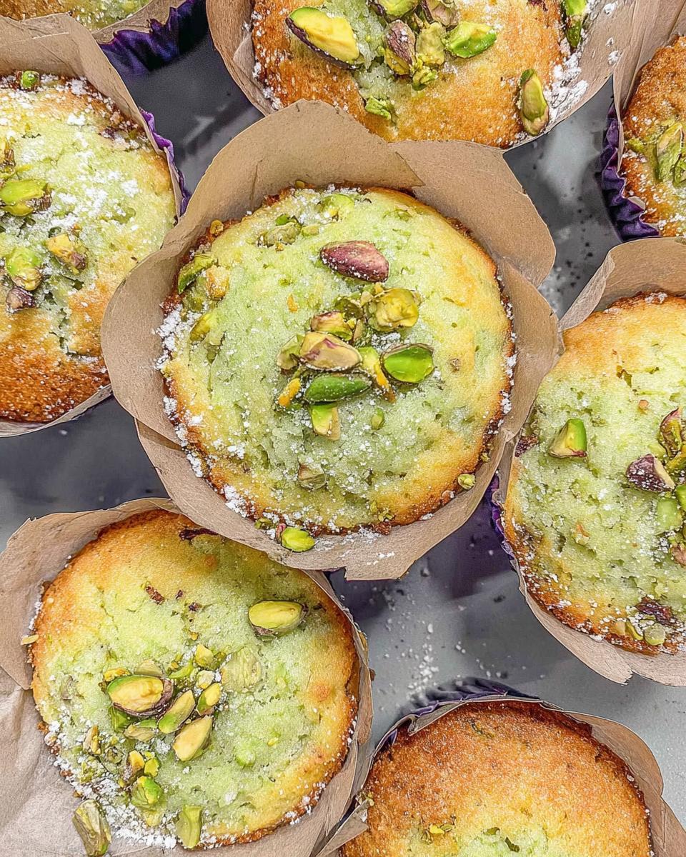 Easy Bakery-Style Pistachio Muffins - detail 1