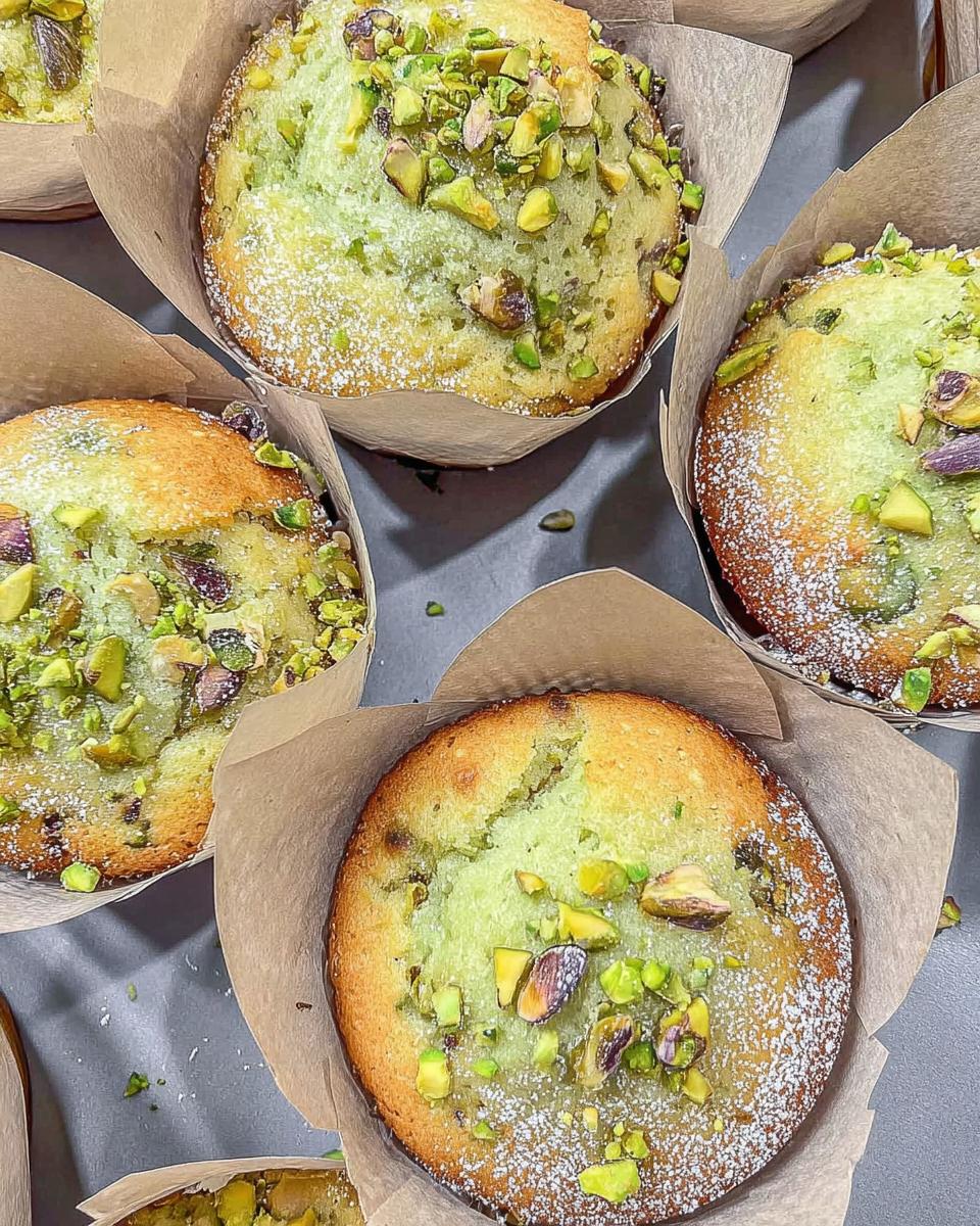 Easy Bakery-Style Pistachio Muffins - detail 3
