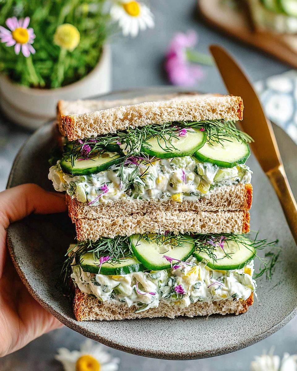 Easy Cucumber Salad Sandwiches - detail 1