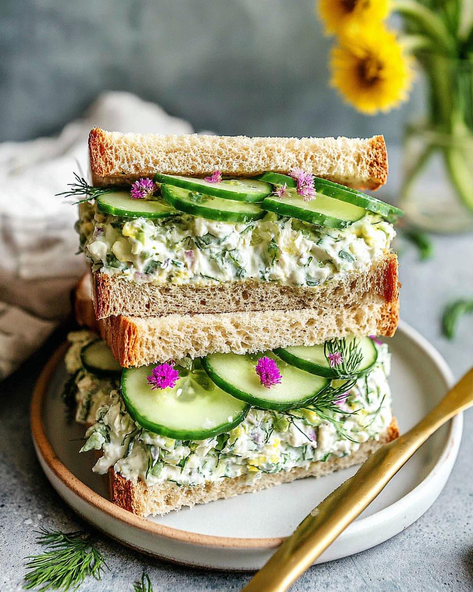 Easy Cucumber Salad Sandwiches - detail 3