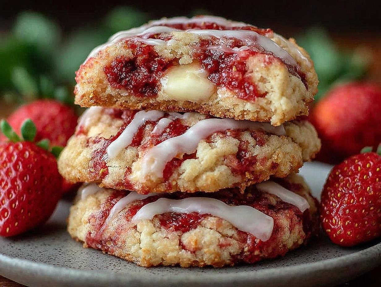 Easy Strawberry Cheesecake Cookies: 8 Divine Bites