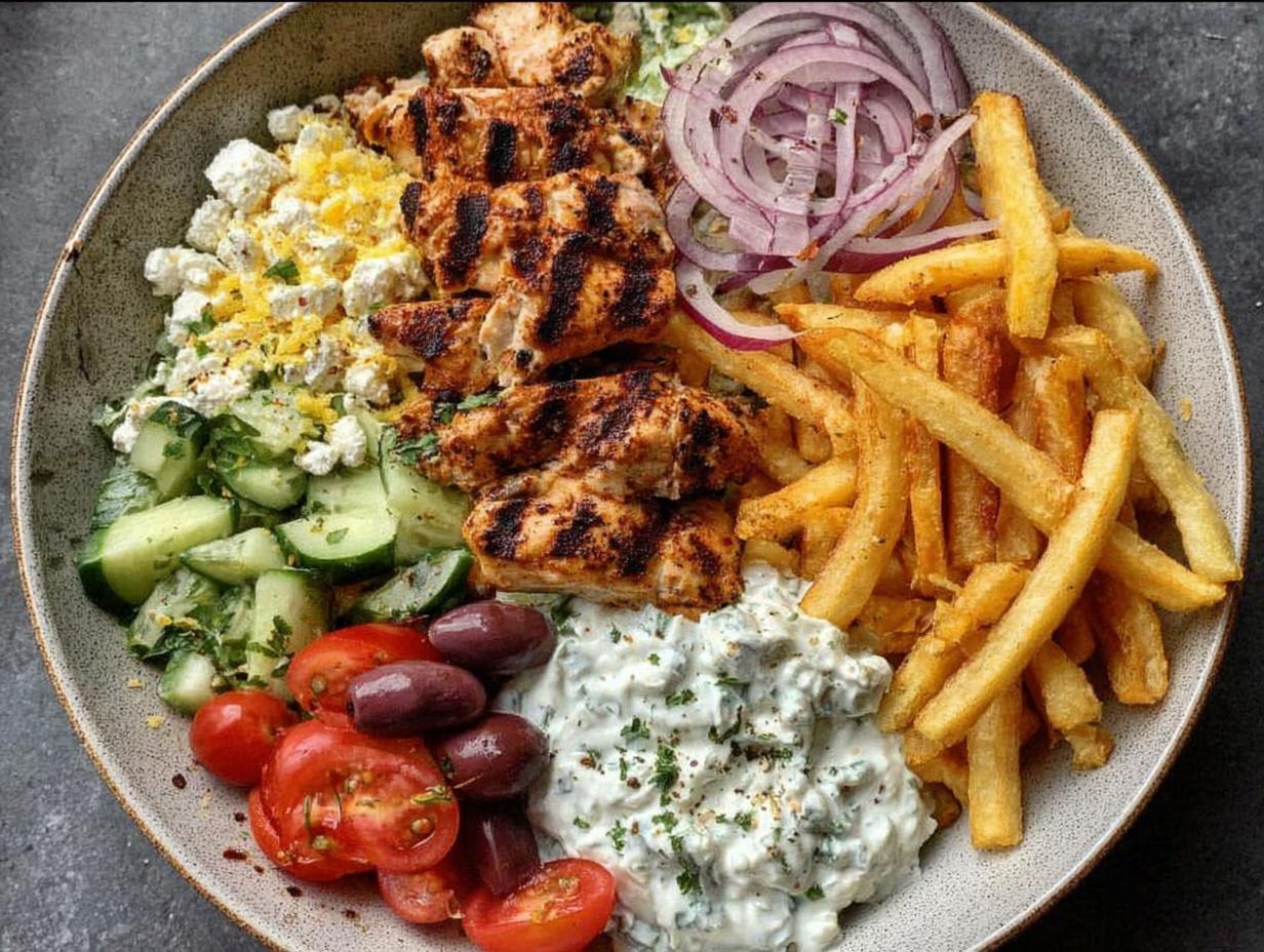 Greek Style Chicken Plate: 3 Amazing Steps