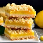 Homemade Lemon Crumb Bars With A Perfect Buttery Shortbread Base