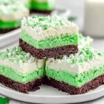 Irresistible Green Velvet Brownies with Cream Cheese