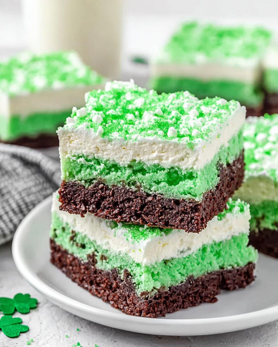 Irresistible Green Velvet Brownies with Cream Cheese - detail 2