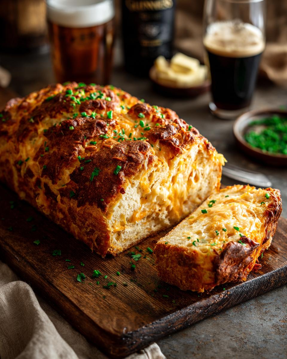Irresistible Irish Beer and Cheddar Bread - detail 1